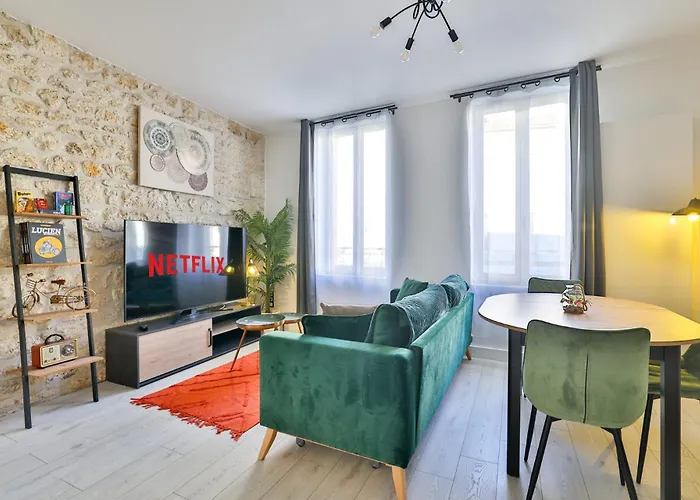 Le Lucien Eco-appart'hôtel - - Centre - Wifi - Parking Privé - Classé 4 étoiles Angoulême